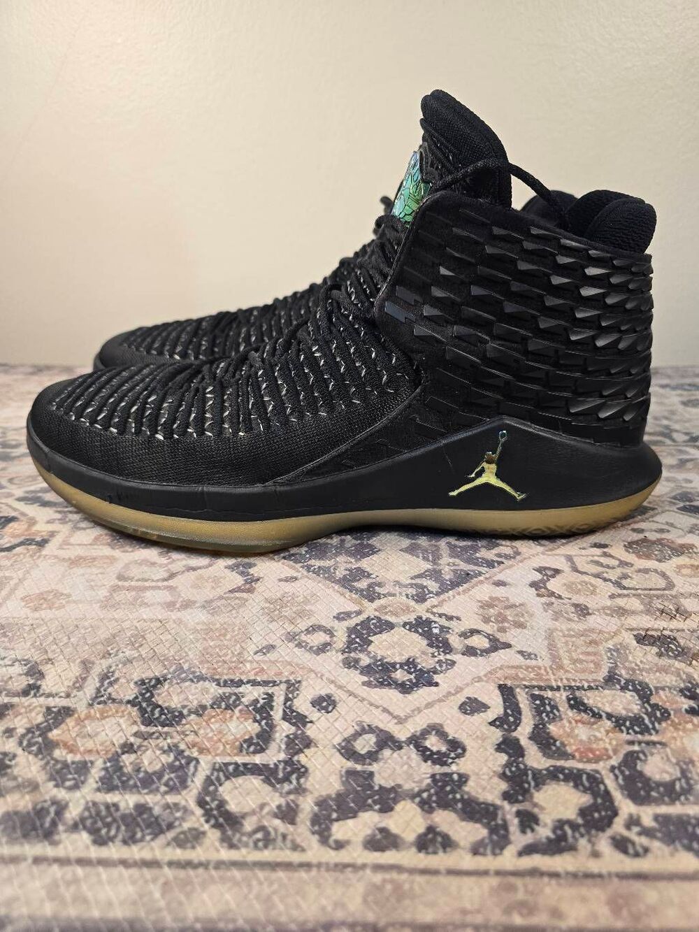 Nike Air Jordan 32 Black Cat Men's Basketball Shoes Size 12